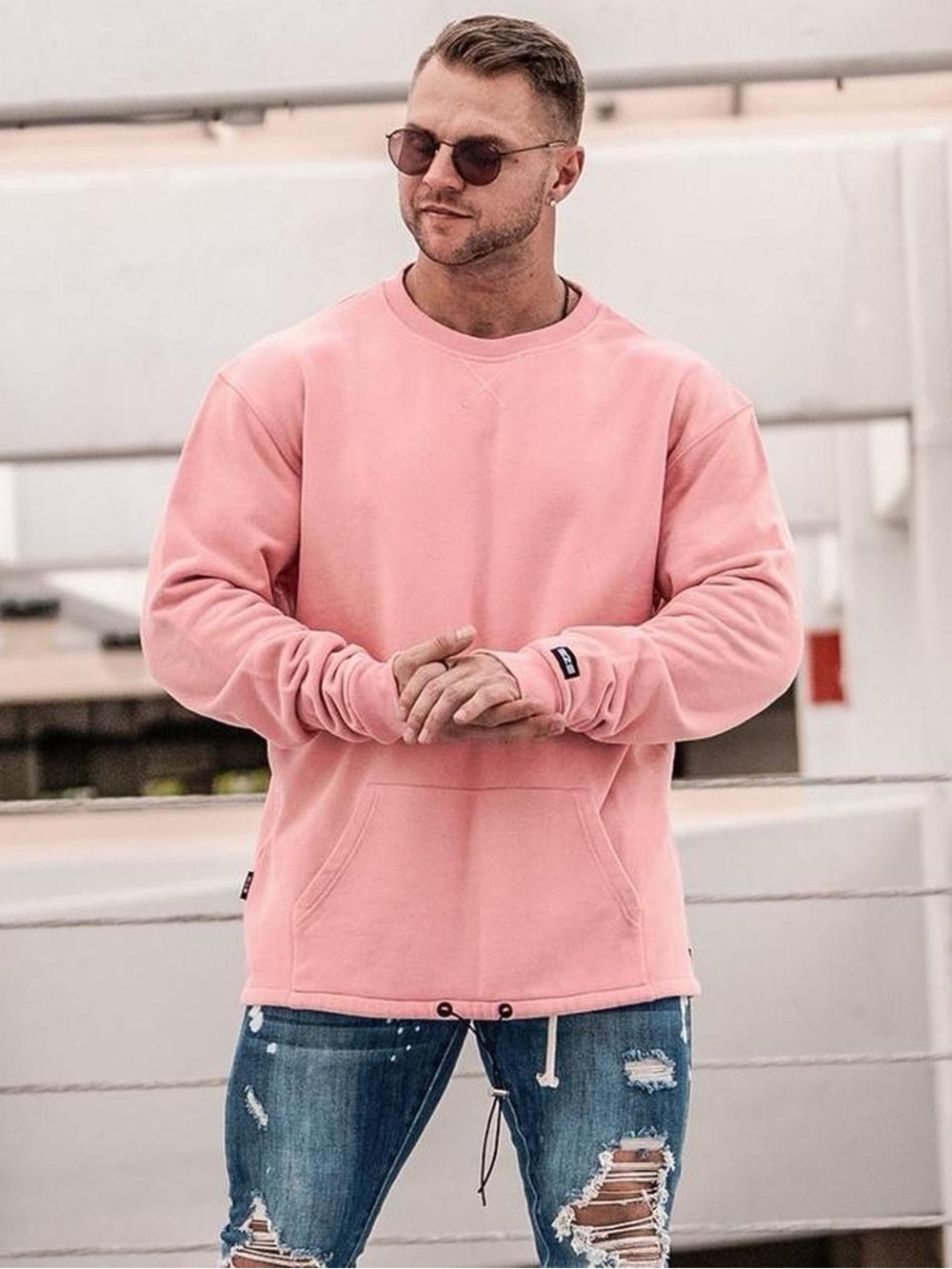 New With Tags Size Up Apparel SU Rosewater Crewneck